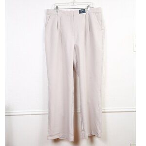 ABERCROMBIE & FITCH Curve Love Sloane Tailored Wide-Leg Ultra High-Waist…